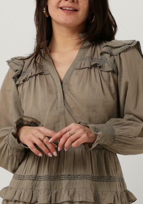 Groene NEO NOIR Mini jurk PIANO S VOILE DRESS - large