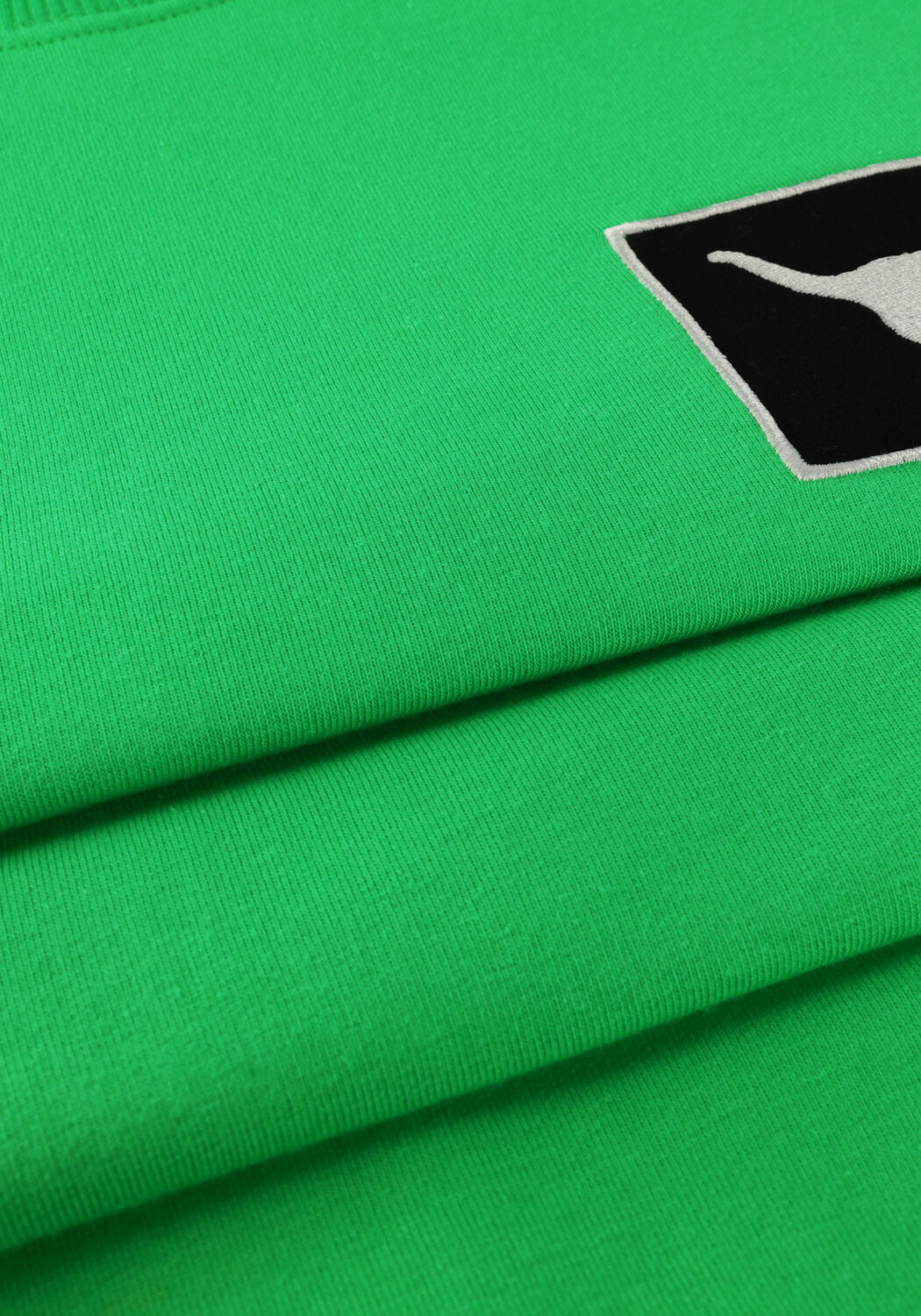 Groene ALIX THE LABEL Sweater LADIES KNITTED PATCH SWEATER - large