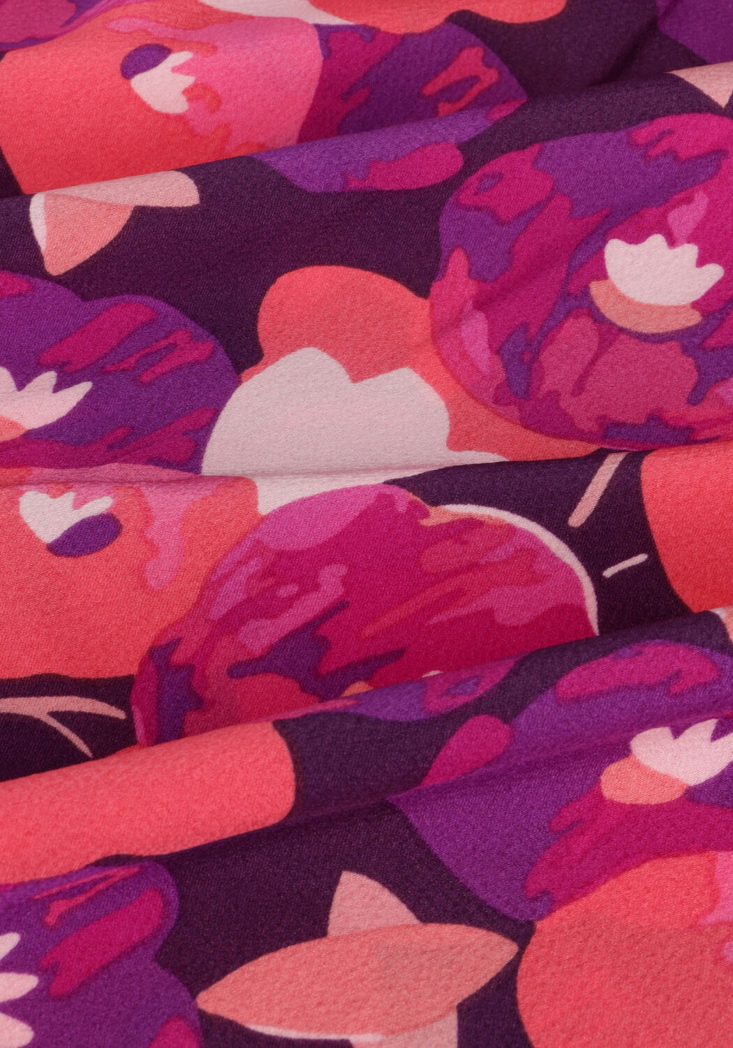 Paarse YDENCE Midi jurk DRESS KINDRA - large