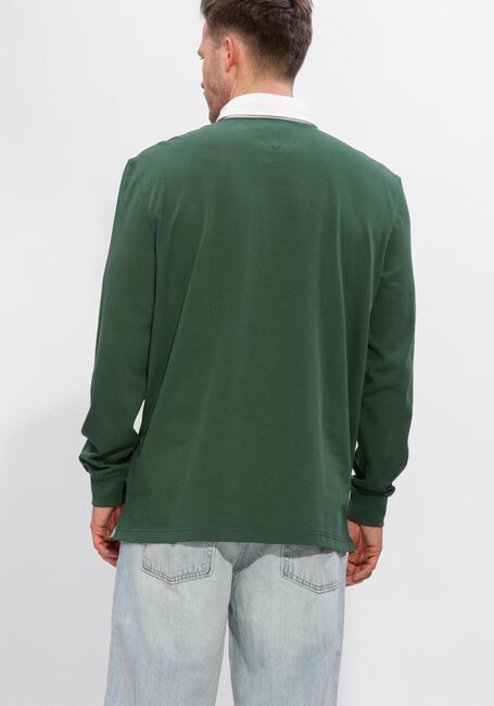 Donkergroene TOMMY JEANS Polo TJM RLX ESS BADGE RUGBY - large