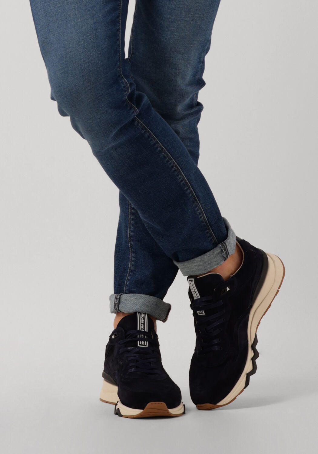 Blauwe FLORIS VAN BOMMEL Lage sneakers SFM-10136 DE ZAGER - large