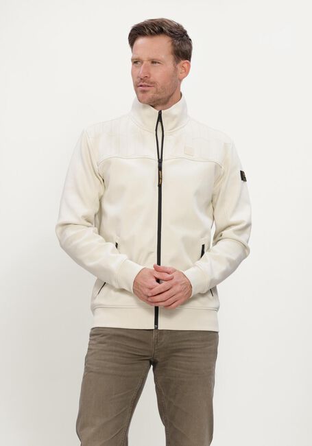 Ecru PME LEGEND Sweater ZIP JACKET INTERLOCK SWEAT - large