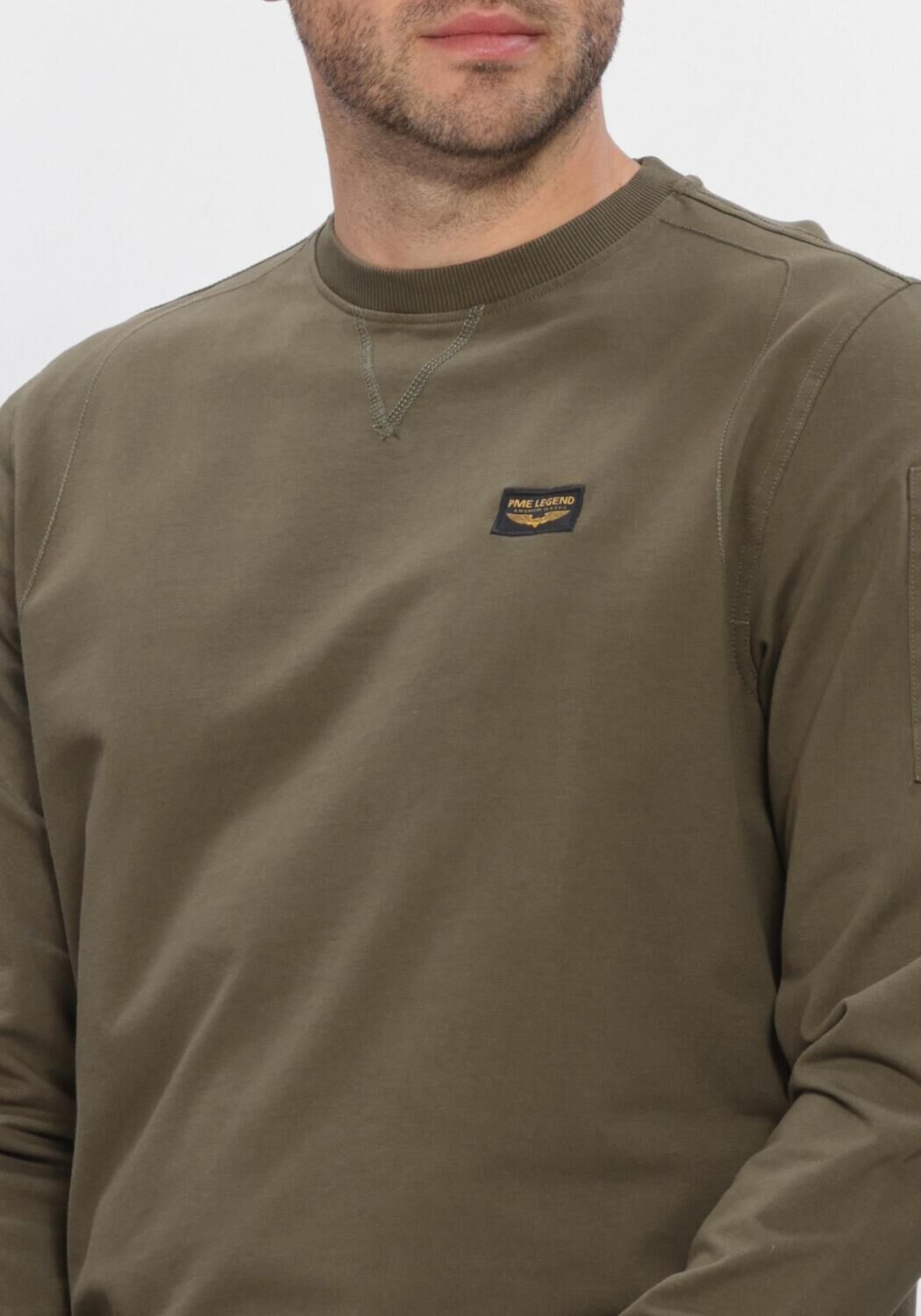 Groene PME LEGEND Truien/vesten AMERICAN CLASSIC SWEAT - large