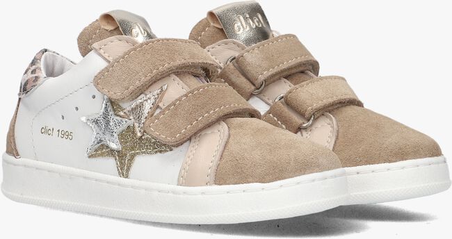 Beige CLIC! Lage sneakers 20328 - large