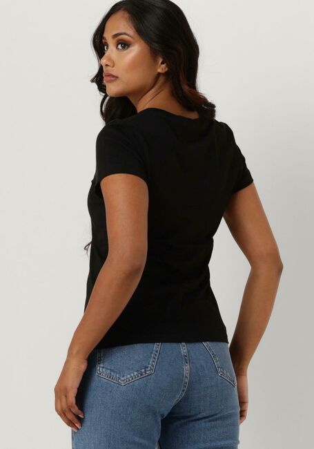 Zwarte CALVIN KLEIN T-shirt CORE INSTIT LOGO SLIM FIT TEE - large