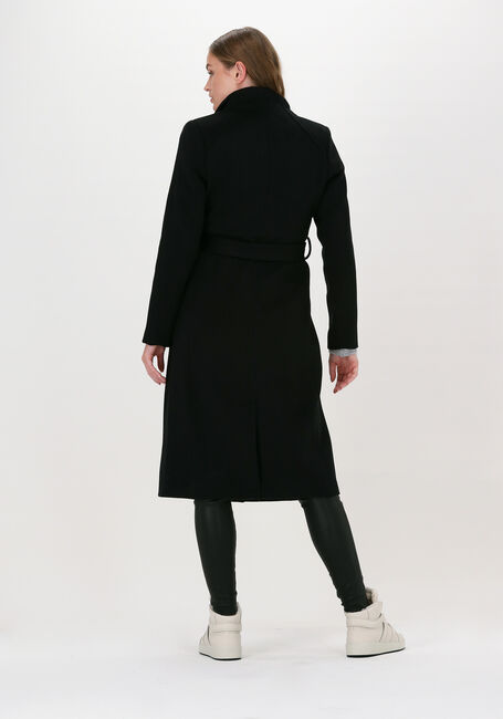 Zwarte GIACOMO THE JACKET Mantel 18 WOOL BLEND - large