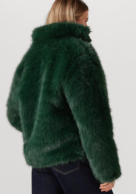 Groene CATWALK JUNKIE Faux fur jas FUR JACKET - large