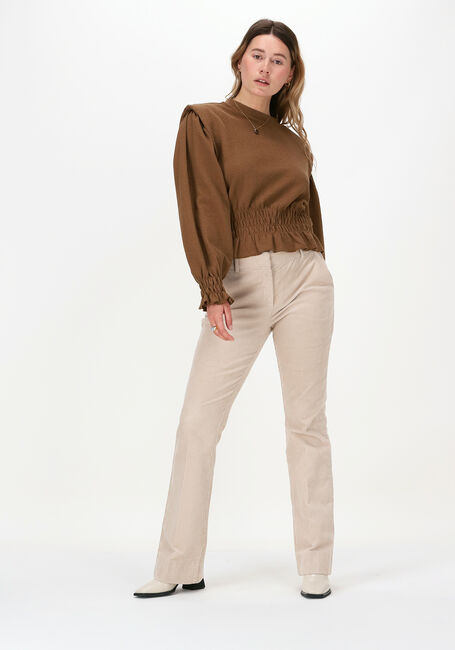 Bruine OBJECT Trui TAYLOR LS PULLOVER - large