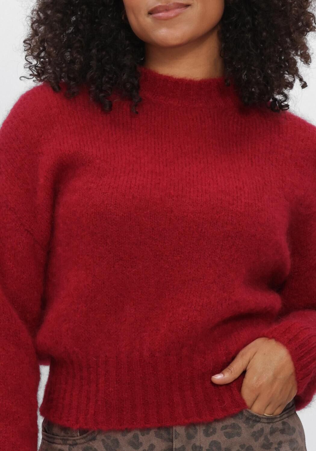 Rode BY-BAR Trui SONNY PULLOVER - large