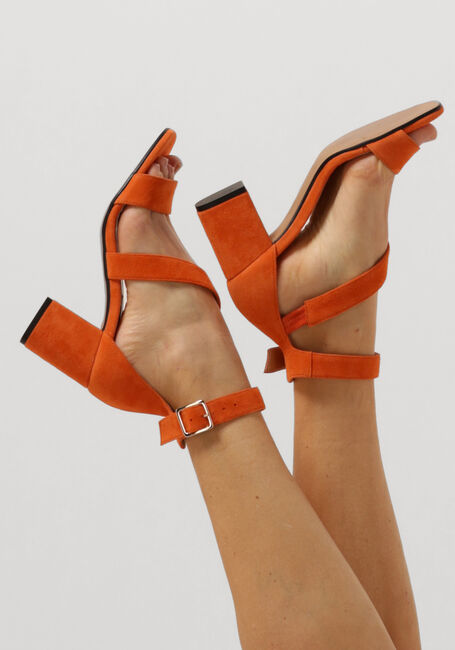 Oranje NOTRE-V Sandalen met hak 16036 - large