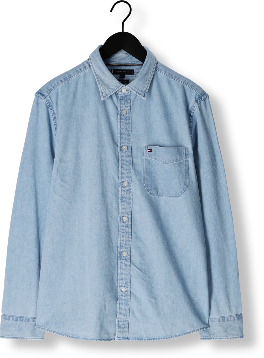TOMMY HILFIGER Heren Overshirts Denim Rf Shirt Blauw