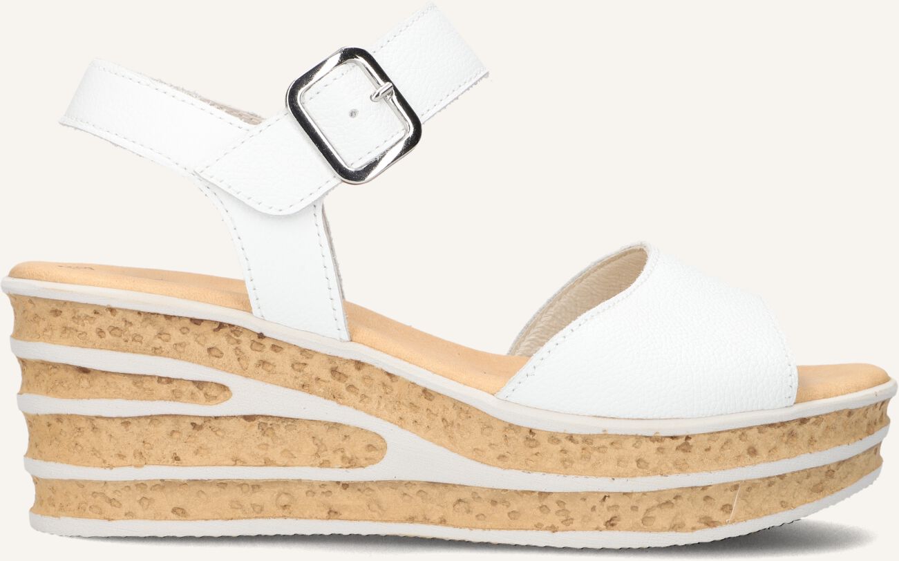 witte gabor sandalen met hak 651 Omoda