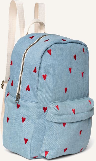 Blauwe STUDIO NOOS Rugtas DENIM HEARTS MIDI BACKPACK Blauwe STUDIO NOOS Rugtas DENIM HEARTS MIDI BACKPACK - large