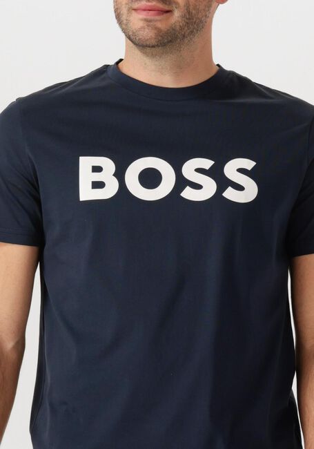 Donkerblauwe BOSS ORANGE T-shirt THINKING 1 - large