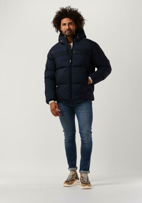 Donkerblauwe TOMMY HILFIGER Gewatteerde jas NY HIGH LOFT PUFFER - large