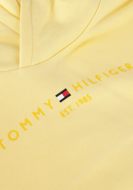 Gele TOMMY HILFIGER  ESSENTIAL LOGO HOODIE - large