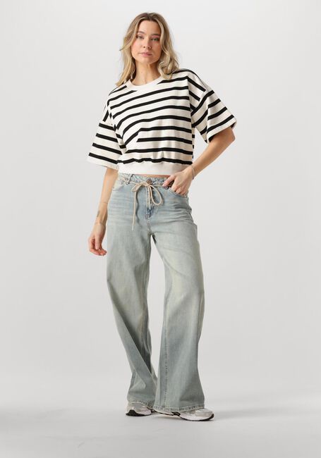 Witte MINUS Trui ESTELLA SHORT SLEEVE SWEAT - large