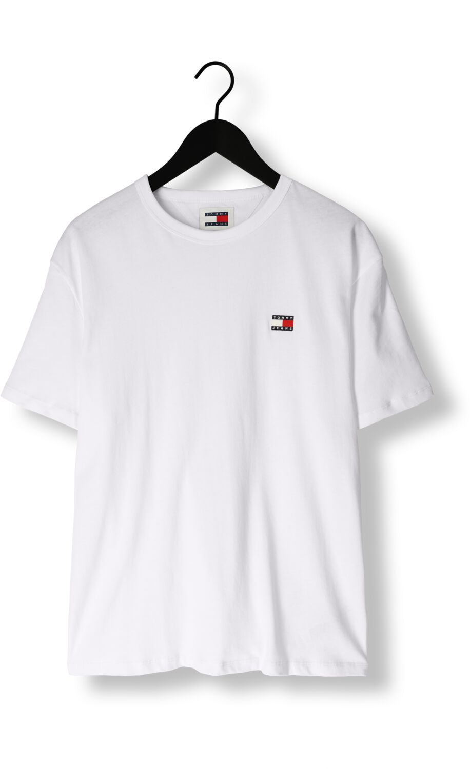 TOMMY JEANS Heren Polo's & T-shirts Tjm Reg Badge Tee Ext Wit