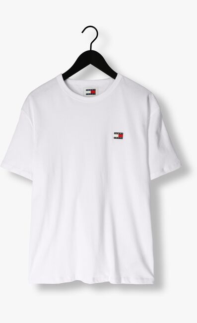 Witte TOMMY JEANS T-shirt TJM REG BADGE TEE EXT - large