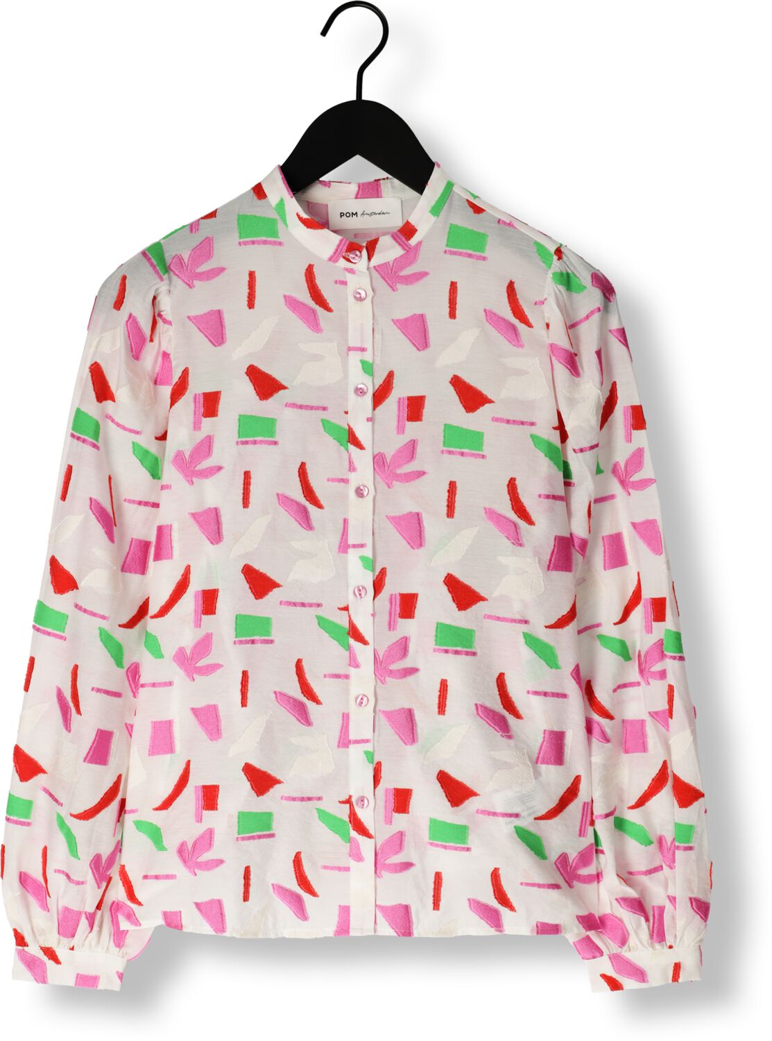 POM AMSTERDAM Dames Blouses Table Mountain Blouse Wit