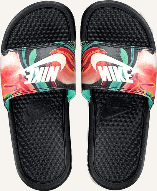 Zwarte NIKE Badslippers BENASSI JDI PRINT WMNS Zwarte NIKE Badslippers BENASSI JDI PRINT WMNS - large