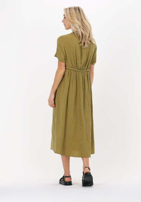Olijf LEON & HARPER Midi jurk RIYAM TC202 PLAIN - large