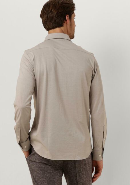 Beige PROFUOMO Klassiek overhemd SHIRT X-CUTAWAY JAPANESE KNITTED - large