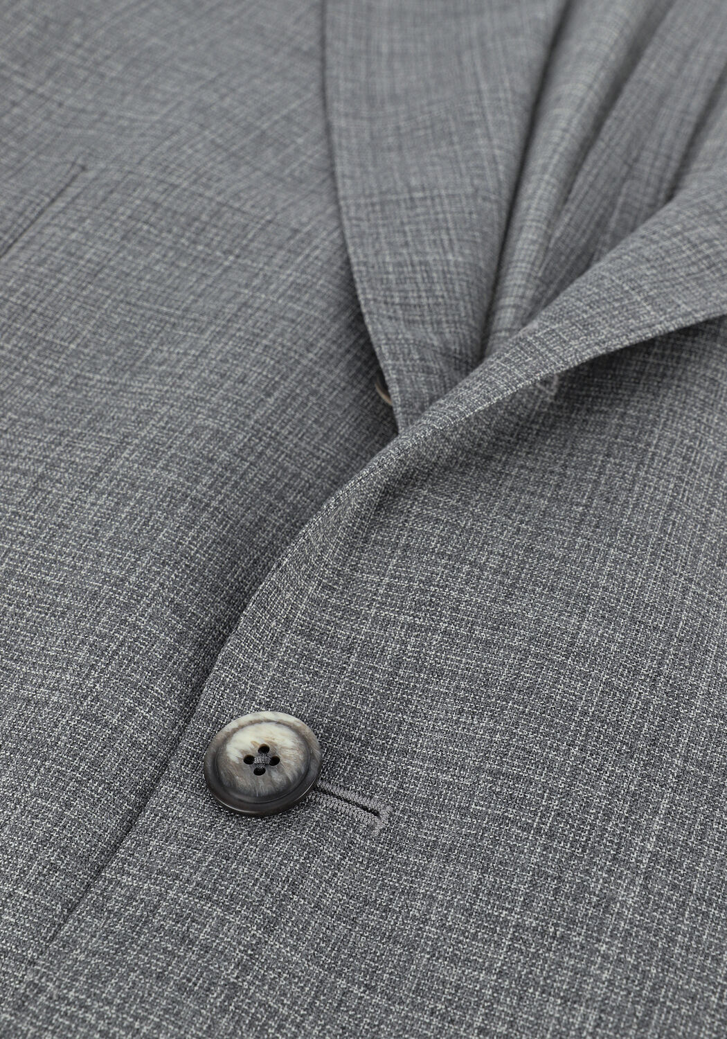 Lichtgrijze PROFUOMO Colberts JACKET HALFMOON - large