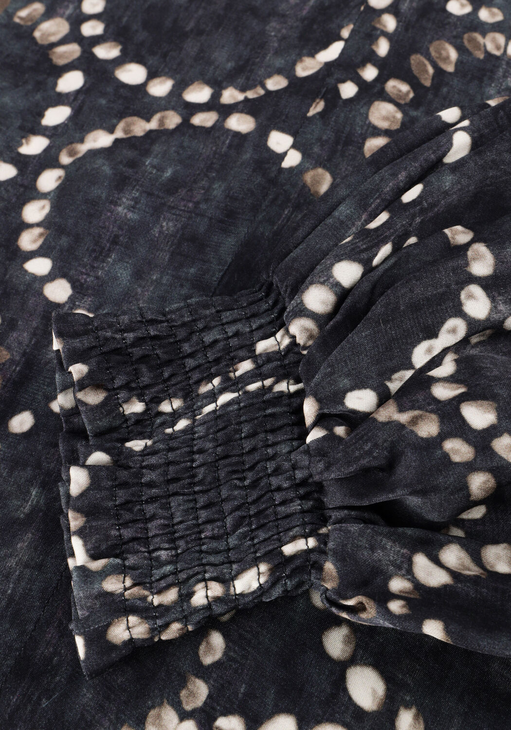 Donkerblauwe SUMMUM Blouses TOP ALL OVER PRINT - large