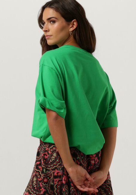 Groene REFINED DEPARTMENT T-shirt BRUNA - large