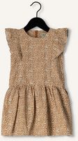 Camel LIKE FLO Jurken AOP WOVEN RUFFLE DRESS Camel LIKE FLO Jurken AOP WOVEN RUFFLE DRESS - medium