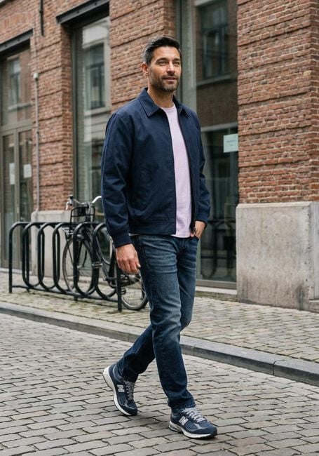 Donkerblauwe BUTCHER OF BLUE Straight leg jeans STOCKTON STRAIGHT NIGHT DENIM - large