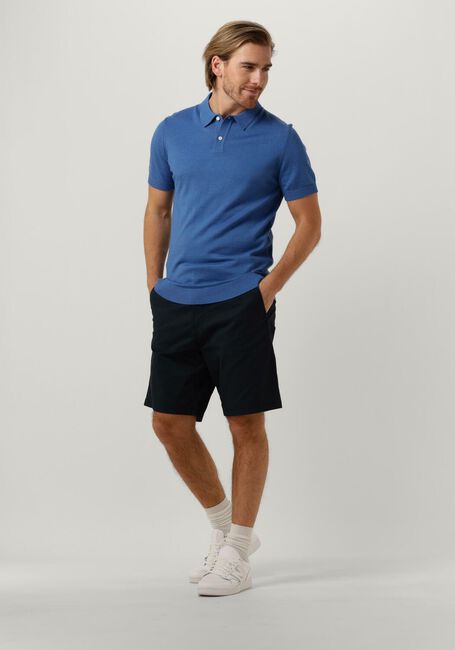 Blauwe SELECTED HOMME Polo SLHTOWN SS KNIT POLO B - large