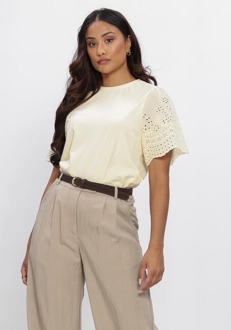 Gele Y.A.S. T-shirt YASLEX SS TOP W. EMB SLEEVES S. - large