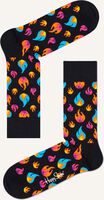 Zwarte HAPPY SOCKS Sokken FLAMES SOCK - medium