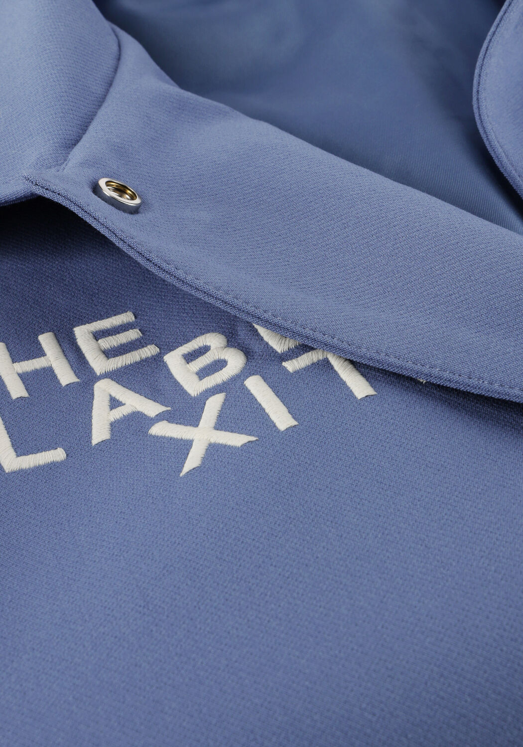 Blauwe ALIX THE LABEL Jack LADIES WOVEN SPORT BOMBER - large