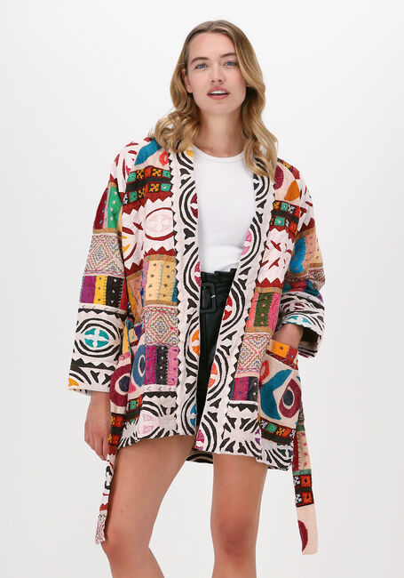 Multi SISSEL EDELBO Kimono MARRAKESH MULTI PATCH WORK JAC - large