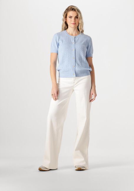 Blauwe TOMMY HILFIGER Top MINI CABLE C-NK CARDI SS - large