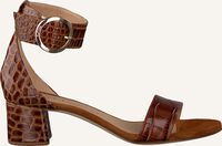 Cognac UNISA Platte sandalen GINA - medium