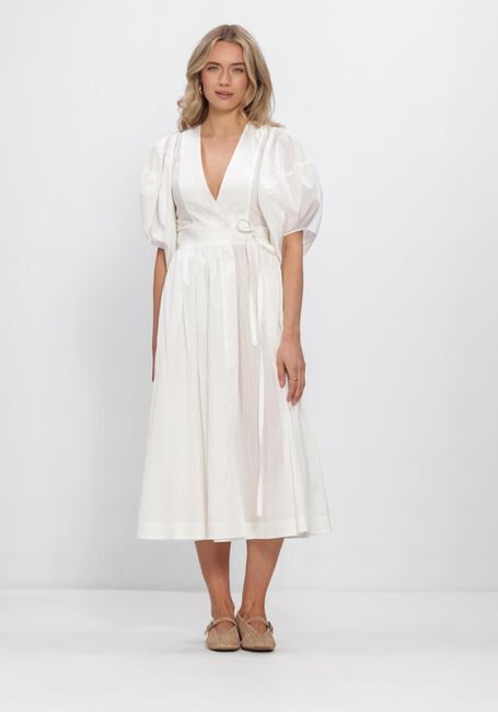 Witte VANESSA BRUNO Maxi jurk GELY - large