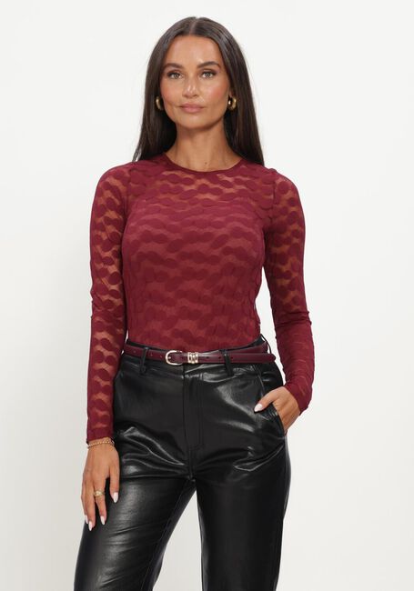 Bordeaux CO'COUTURE Top PENOLACC O-NECK BLOUSE - large