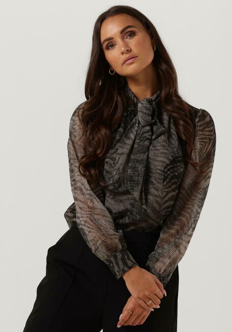 Donkergroene GUESS Blouses LS NADINE TOP - large