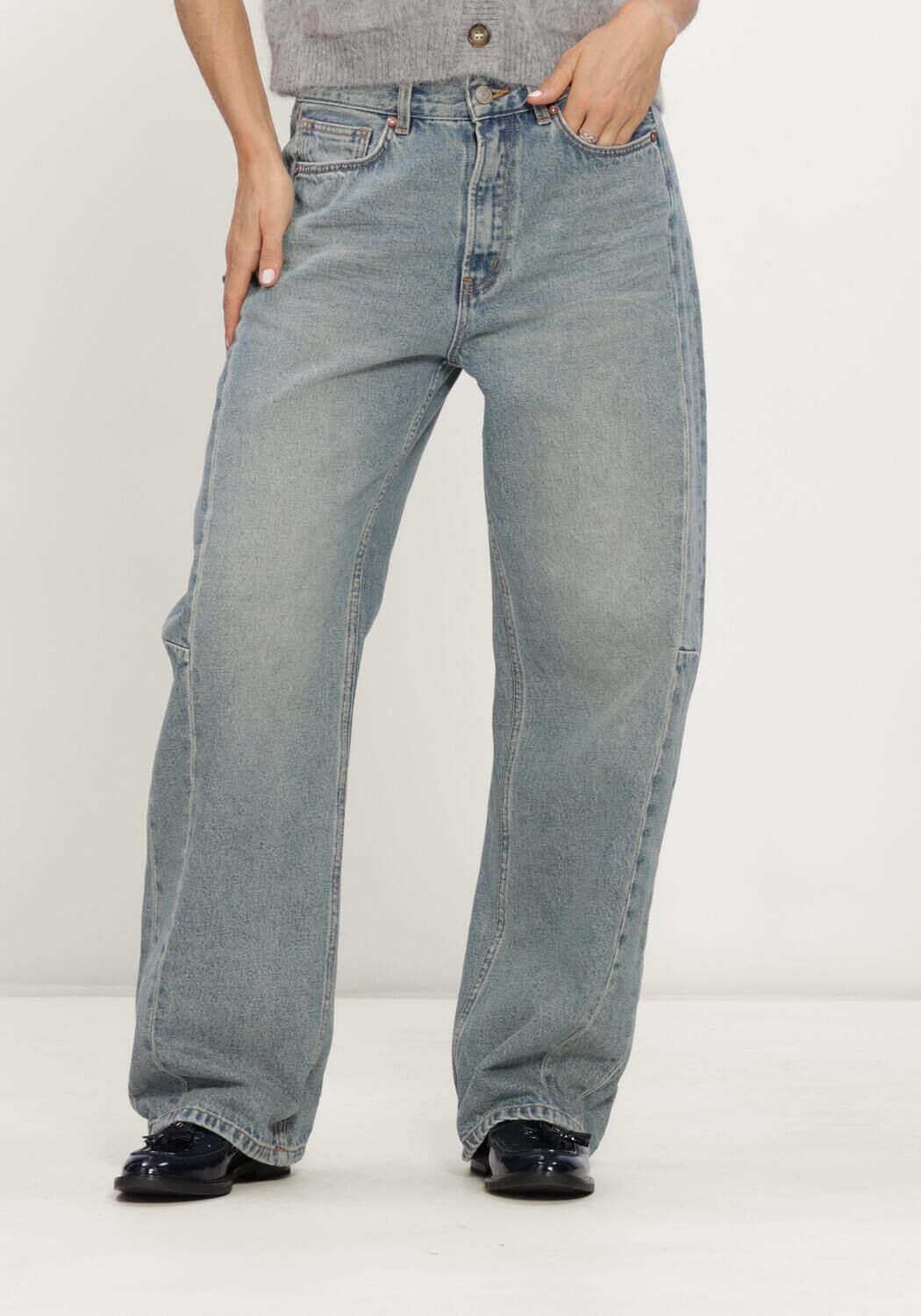 Lichtblauwe CIRCLE OF TRUST Wide jeans BRUNO DNM - large