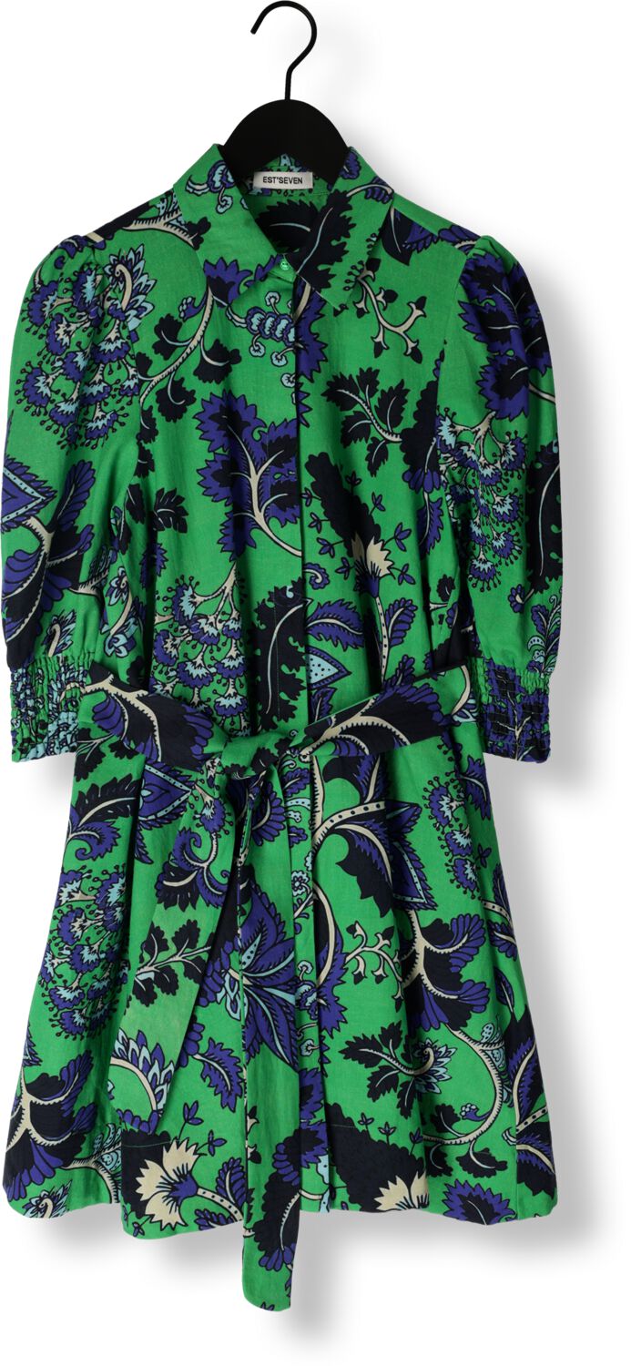 EST'SEVEN Dames Jurken Elise Dress Groen
