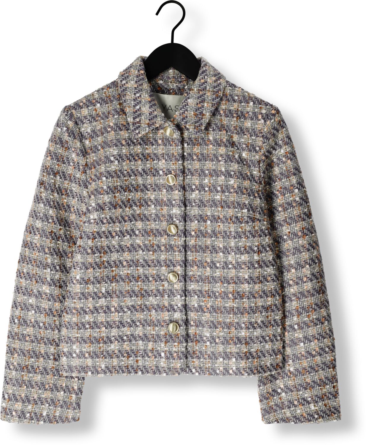 Y.A.S. Dames Jassen Yassiraz Ls Short Jacket Zilver