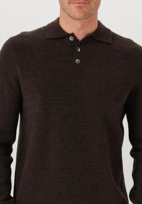 Bruine PROFUOMO Polo POLO LS SNOW - large