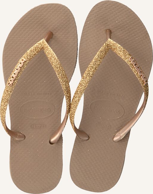 Roze HAVAIANAS Teenslippers KIDS SLIM GLITTER Roze HAVAIANAS Teenslippers KIDS SLIM GLITTER - large