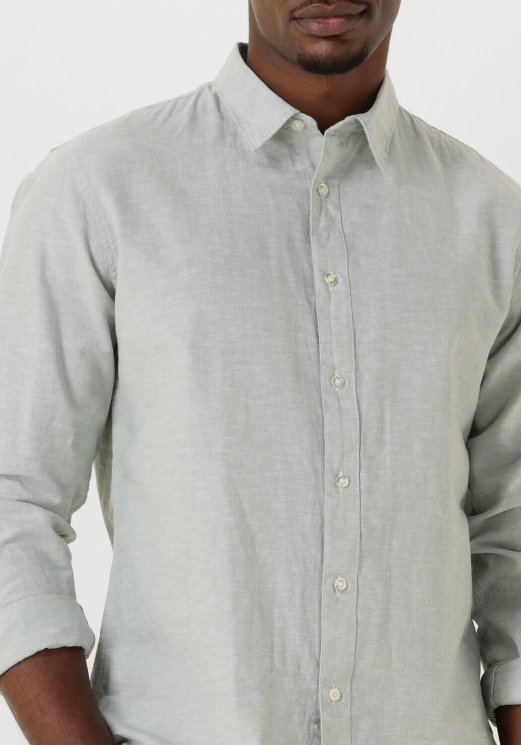 SELECTED HOMME Heren Overhemden Slhslim-sun Shirt Ls Noos Grijs