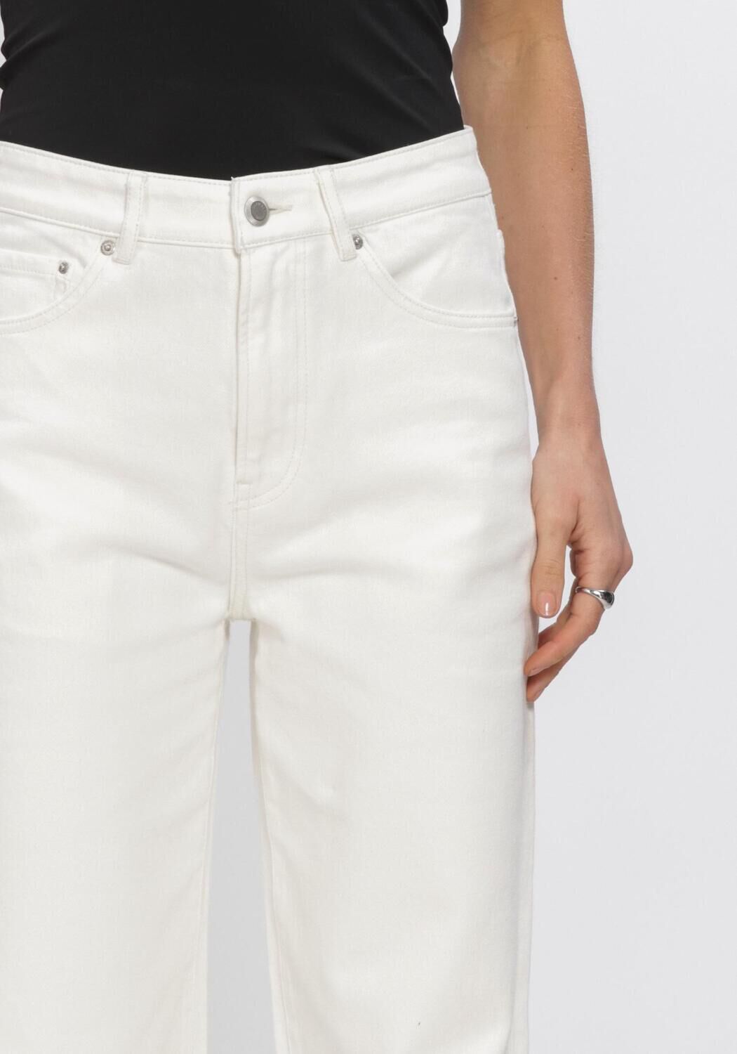 Witte CATWALK JUNKIE Wide jeans LOOSE FIT JEANS - large