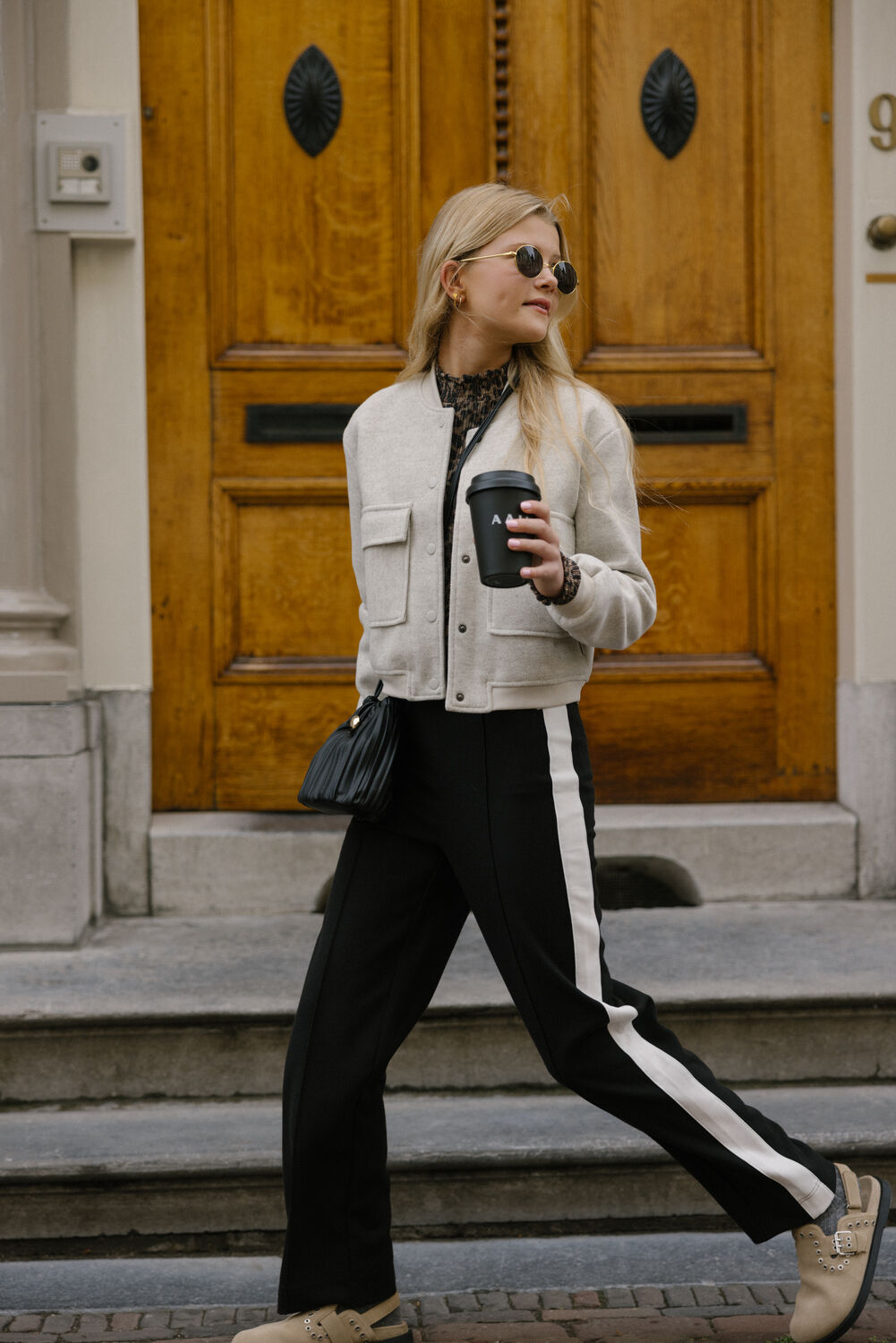 Donkerblauwe AI&KO Joggingbroek OTIS VIS 370 G - large